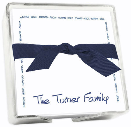 Family Arch Memo Square with Holder by Embossed Graphics Family Arch Memo Square with Holder by Embossed Graphics