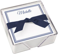 Colonial Memo Square with Holder by Embossed Graphics