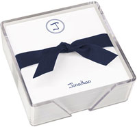 Crest Memo Square with Holder by Embossed Graphics
