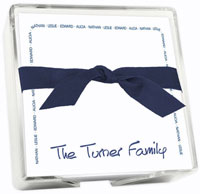 Family Arch Memo Square with Holder by Embossed Graphics