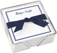 Santa Cruz Memo Square with Holder by Embossed Graphics