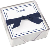 Hawthorn Memo Square with Holder by Embossed Graphics