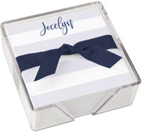Banded Memo Square with Holder by Embossed Graphics