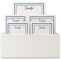 Hawthorn 7-Tablet Set with Linen Holder by Embossed Graphics (Copy)