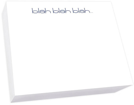 blah blah blah Slogan Slab by Embossed Graphics