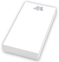 Delavan Monogram List Slab White by Embossed Graphics