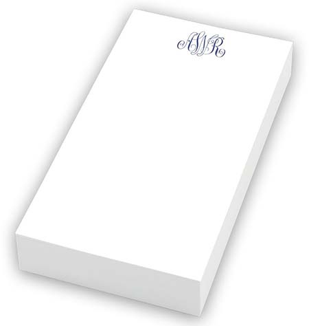 Delavan Monogram List Slab White by Embossed Graphics Delavan Monogram List Slab White by Embossed Graphics
