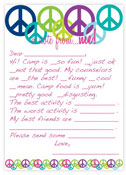 Evy Jacob Camp Notepads - Non-Personalized (Lots Of Peace Multi Fill-In)