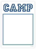 Evy Jacob Camp Notepads - Non-Personalized (Prep Camp Blue + Hunter)