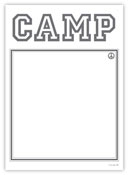Evy Jacob Camp Notepads - Non-Personalized (Prep Camp Peace Gray + Black)