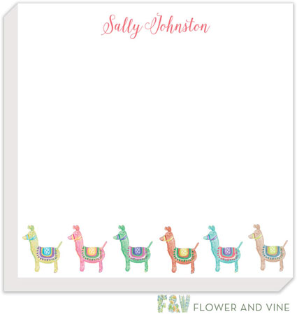 Flower & Vine - Notepads (Lots of Llamas) Flower & Vine - Notepads (Lots of Llamas)