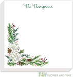 Flower & Vine - Notepads (Winter Spray)