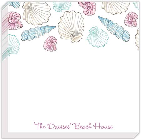 Flower & Vine - Notepads (Seashells) Flower & Vine - Notepads (Seashells)
