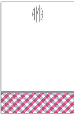 Notepads by Kelly Hughes Designs (Pink Gingham) Notepads by Kelly Hughes Designs (Pink Gingham)