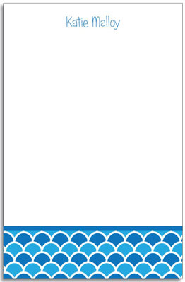 Notepads by Kelly Hughes Designs (Shells Blue) Notepads by Kelly Hughes Designs (Shells Blue)