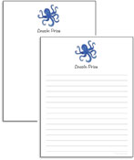 Notepads by Kelly Hughes Designs (Blue Octopus)