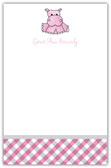 Notepads by Kelly Hughes Designs (Pink Hippo)