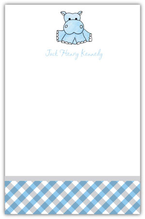 Notepads by Kelly Hughes Designs (Blue Hippo)