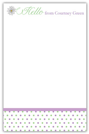 Notepads by Kelly Hughes Designs (Daisy Dots) Notepads by Kelly Hughes Designs (Daisy Dots)