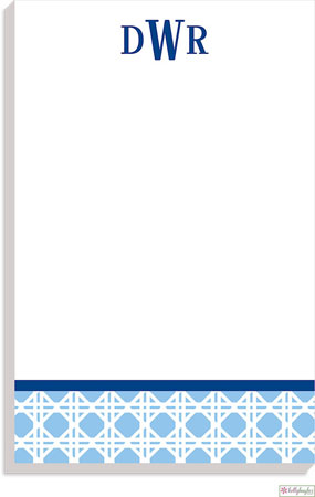 Notepads by Kelly Hughes Designs (Blue Caning) Notepads by Kelly Hughes Designs (Blue Caning)