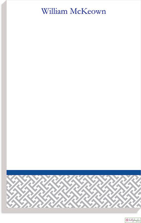 Notepads by Kelly Hughes Designs (Greek Key Grey) Notepads by Kelly Hughes Designs (Greek Key Grey)