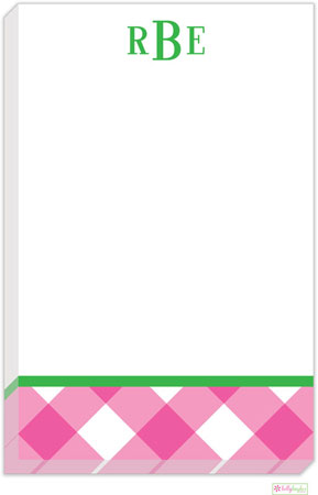 Notepads by Kelly Hughes Designs (Pink Check)