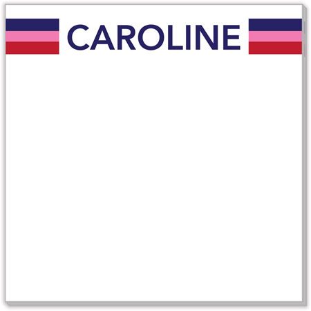Notepads by Kelly Hughes Designs (Caroline Stripe Block) Notepads by Kelly Hughes Designs (Caroline Stripe Block)