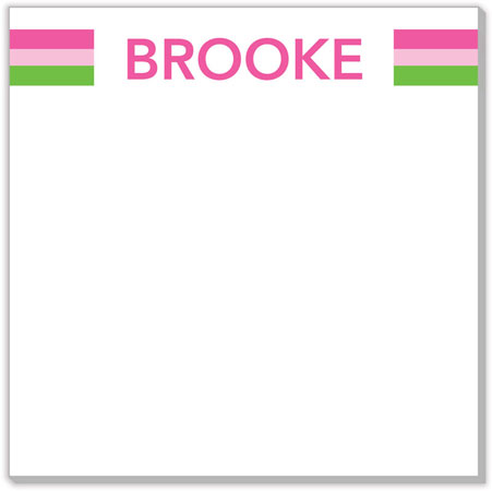 Notepads by Kelly Hughes Designs (Brooke Stripe Block)