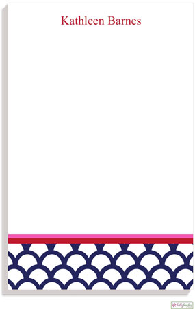 Notepads by Kelly Hughes Designs (Navy Shells) Notepads by Kelly Hughes Designs (Navy Shells)