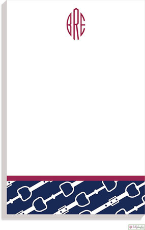 Notepads by Kelly Hughes Designs (Horse Bit Navy) Notepads by Kelly Hughes Designs (Horse Bit Navy)