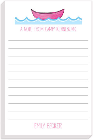 Notepads by Kelly Hughes Designs (Pink Canoe)