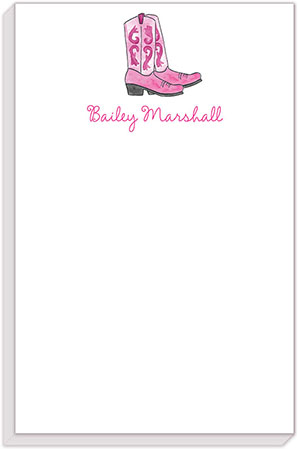 Notepads by Kelly Hughes Designs (Cowgirl Boots)