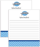 Large Notepads by Kelly Hughes Designs (Shark Attack)