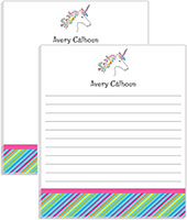 Large Notepads by Kelly Hughes Designs (Unicorn Dream)