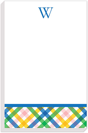 Notepads by Kelly Hughes Designs (Bright Plaid)