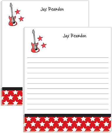 Large Notepads by Kelly Hughes Designs (Rock Star) Large Notepads by Kelly Hughes Designs (Rock Star)