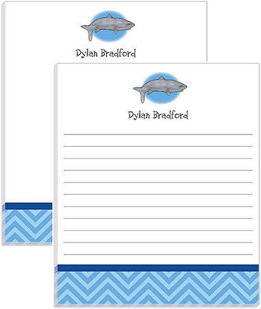 Large Notepads by Kelly Hughes Designs (Shark Attack) Large Notepads by Kelly Hughes Designs (Shark Attack)