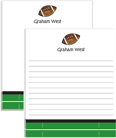 Large Notepads by Kelly Hughes Designs (Touchdown) Large Notepads by Kelly Hughes Designs (Touchdown)