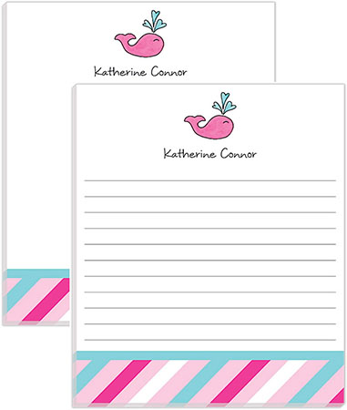 Large Notepads by Kelly Hughes Designs (Preppy Whale) Large Notepads by Kelly Hughes Designs (Preppy Whale)