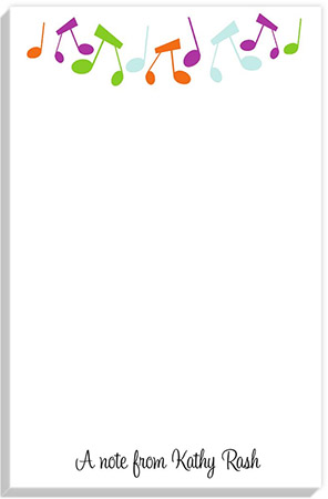 Notepads by Little Lamb Designs - Music Notes Notepads by Little Lamb Designs - Music Notes