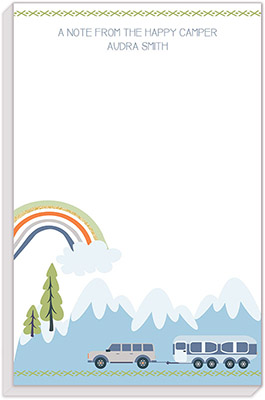 Notepads by Little Lamb Designs - Happy Camper Notepads by Little Lamb Designs - Happy Camper