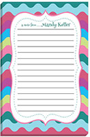 Notepads by Little Lamb Designs - Cool Waves Pastel