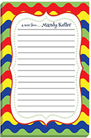 Notepads by Little Lamb Designs - Cool Waves Bright