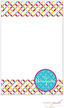 Modern Posh Notepads - Jewel - Blue & Pink