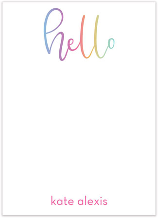 Notepads by Modern Posh (Colorful Hello) Notepads by Modern Posh (Colorful Hello)