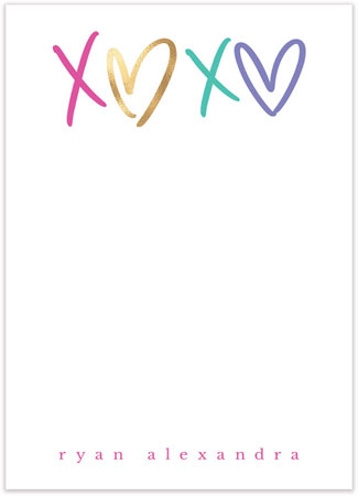 Notepads by Modern Posh (XO Hearts) Notepads by Modern Posh (XO Hearts)