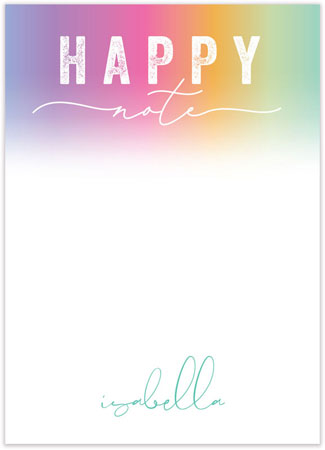 Notepads by Modern Posh (Happy Note)