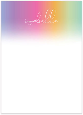 Notepads by Modern Posh (Ombre Rainbow)