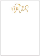 Notepads by Modern Posh (Golden Notes)