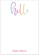 Notepads by Modern Posh (Colorful Hello)